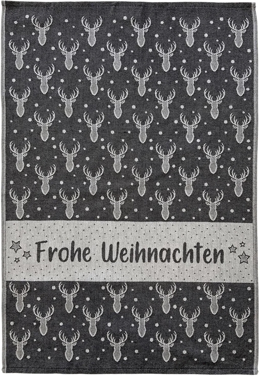 Produktbild von 2 Stücke Weihnachts-Geschirrtücher, Küchentücher Mit Wichtel
