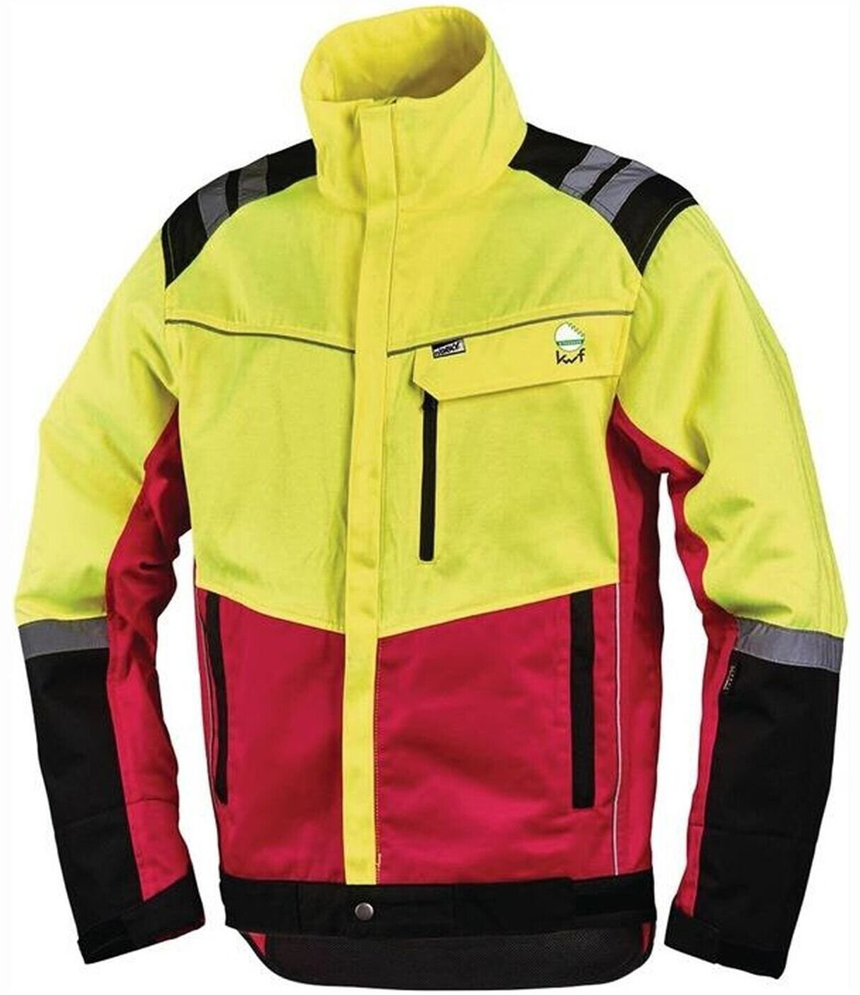 LIAM&DAAN Forest Protection Jacket Kompfort Neon-Yellow/Red