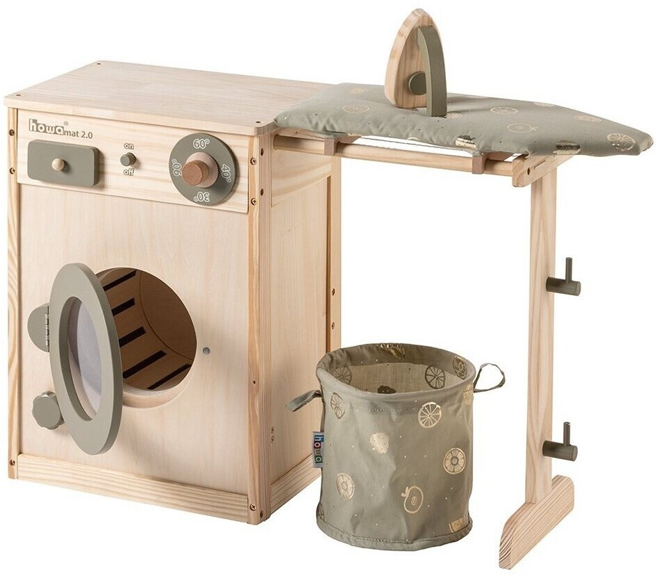 Howa Wooden washing mashine with ironing set