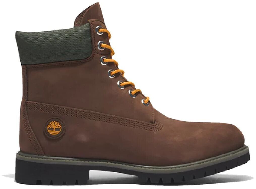 Dark brown 2024 nubuck timberland boots