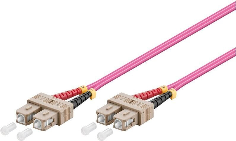 Good Connections Fibre Optic SC/SC 50/125 OM4 30m Violet