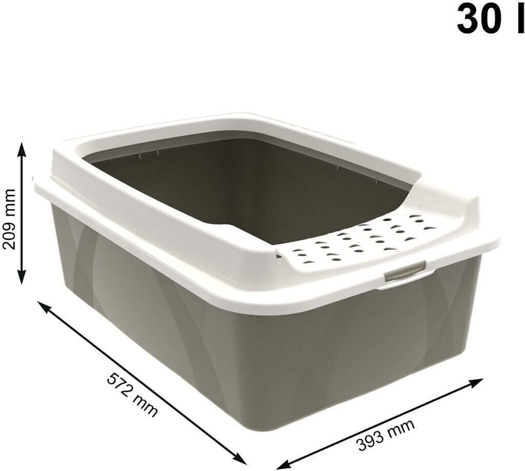 Rotho mypet Bac à litière pour chat cappuccino Rotho mypet Bac à litière pour chat cappuccino