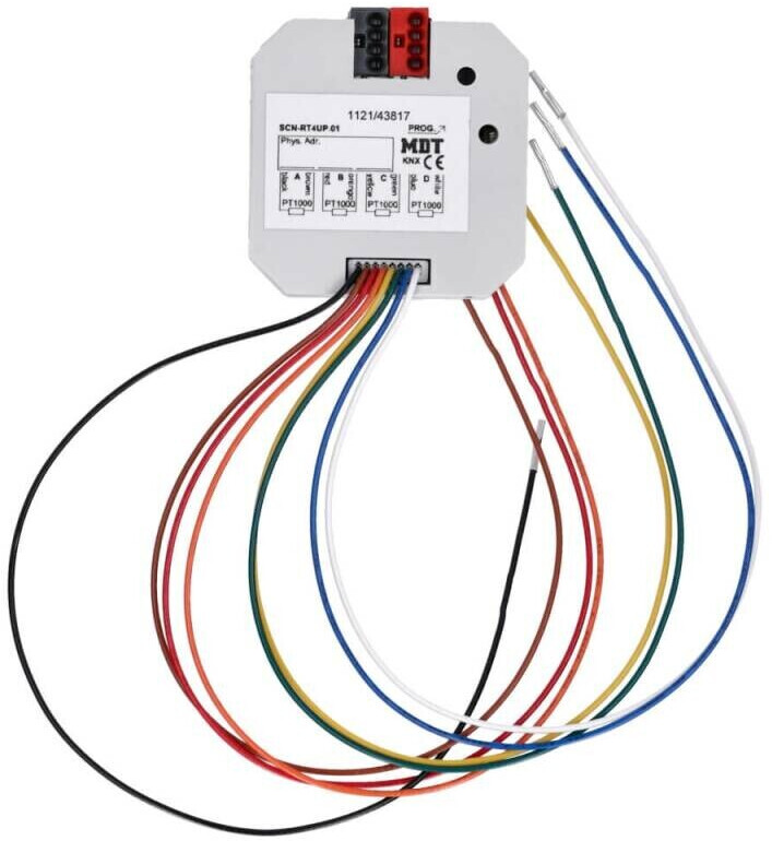 MDT SCN-RT6AP.01 Temperaturregler 6-fach AP für PT1000 Sensoren bis L=12 m  online kaufen im Voltus Elektro Shop