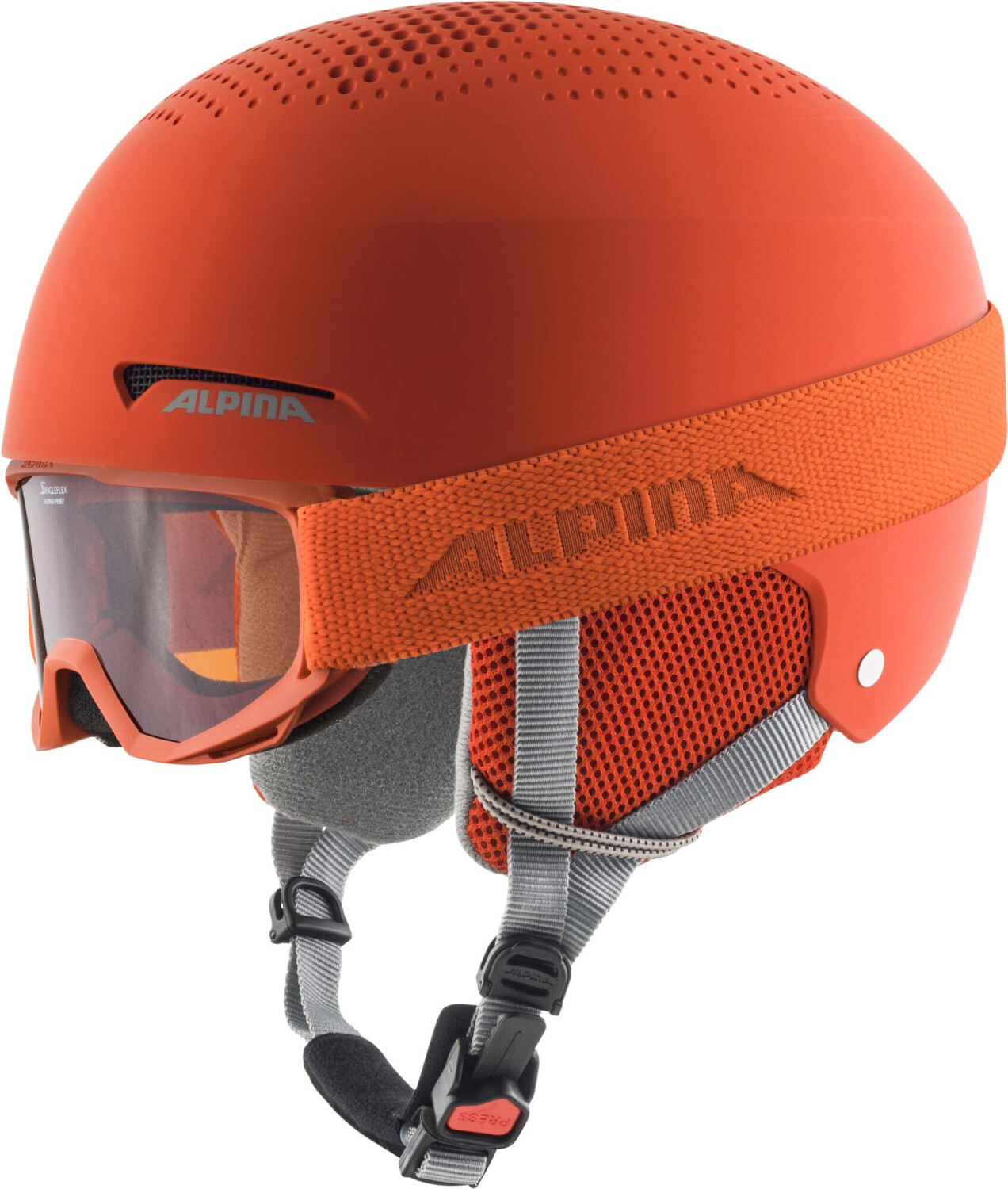 Alpina Sports Zupo Set & Piney pumpkin/orange matt
