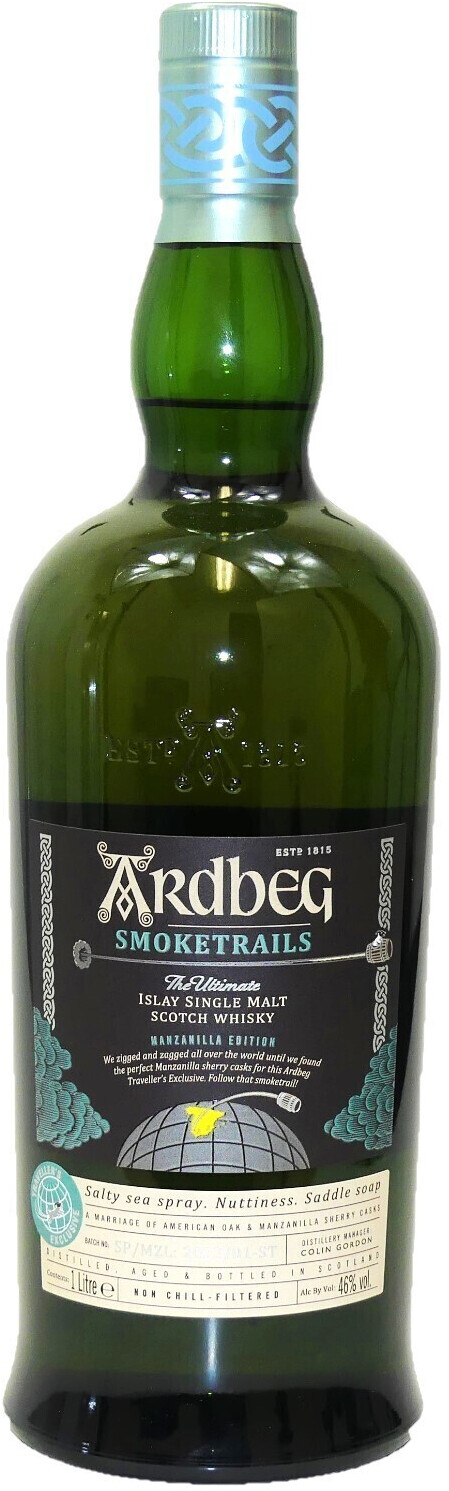 Ardbeg Smoketrails Manzanilla Edition 1l 46%