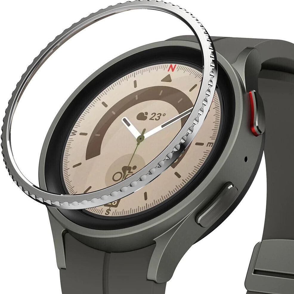 Ringke Bezel Styling (Galaxy Watch5 Pro 45mm) silber