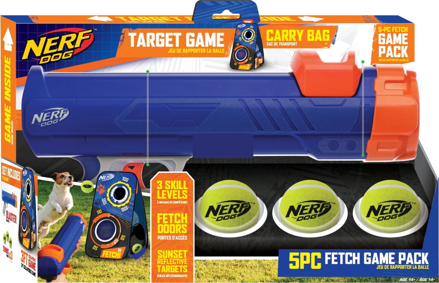 Nerf Dog Tennis Ball Blaster mit Zielscheibe ab 39,00