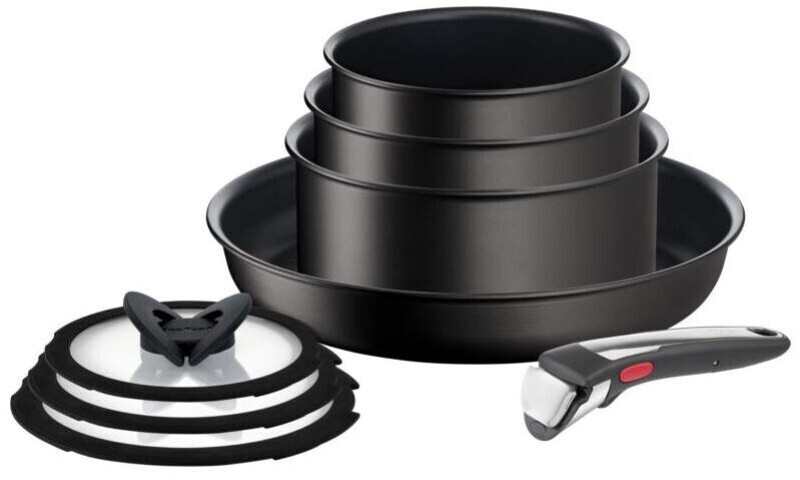 Photos - Stockpot Tefal Ingenio Unlimited ON Pot & Pan Set  black (8 pcs.)