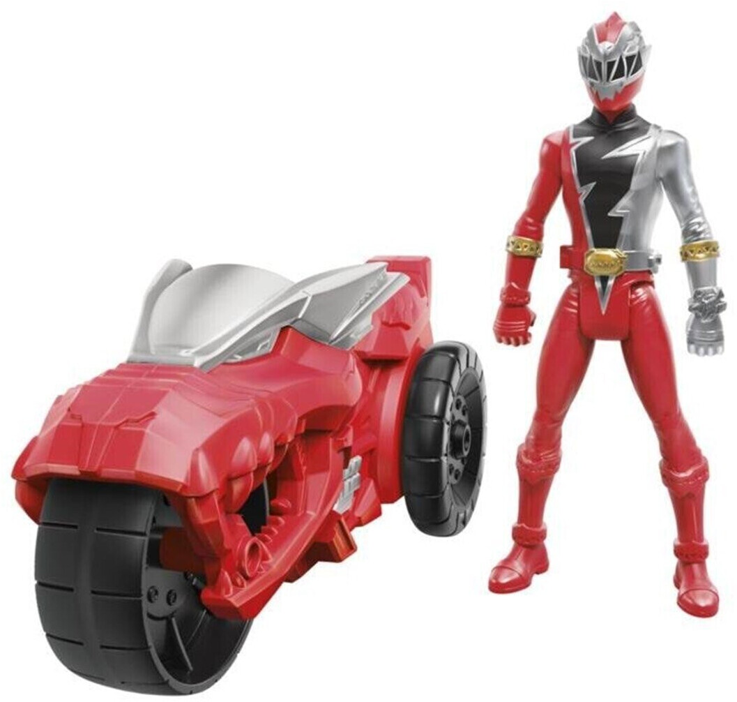 Hasbro Power Rangers Rip N Go T-Rex Battle-Bike und Dino Fury Roter ...