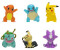 Jazwares Pokémon Battle Figure Multi-Pack - 6 Pack: Pikachu, Squirtle, Charmander,, Bulbasaur, Sirfetch’'d, Toxel