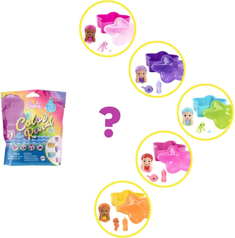 Barbie Color Reveal Surtido de mu ecas sirenas beb desde 10 00
