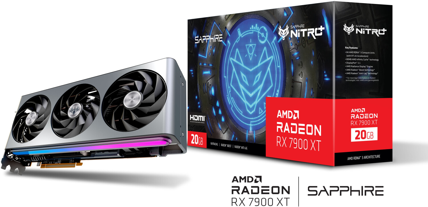 Sapphire Radeon RX 7900 XT Nitro+ Vapor-X 20 Go