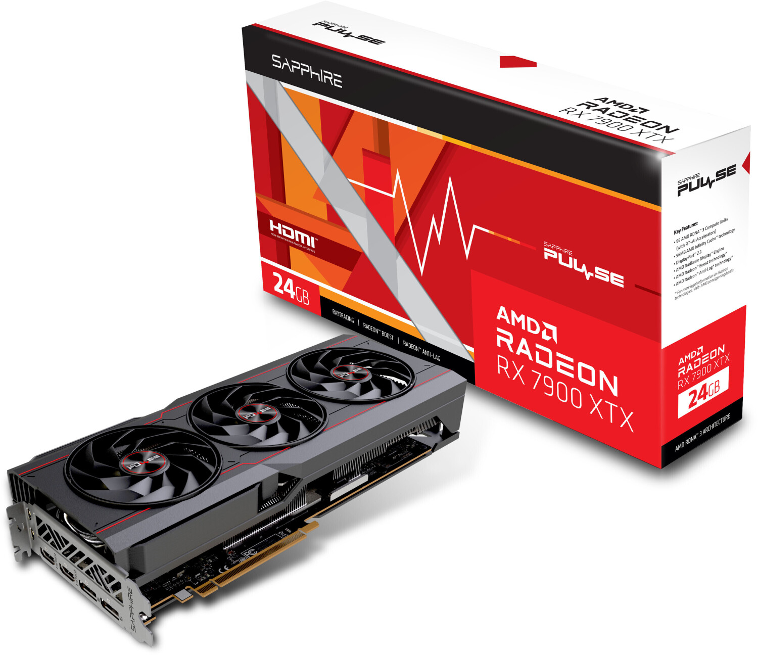 Sapphire Radeon RX 7900 XTX Pulse 24 Go