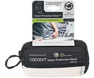 Cocoon Travelsheet Insect Shield - Egyptian Cotton - Tweepersoons lakenzak