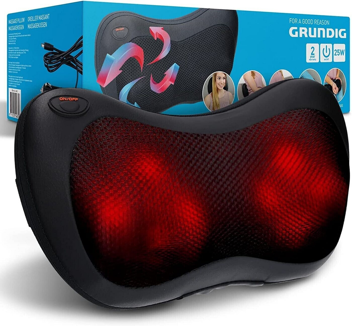 Grundig Massage Pillow black