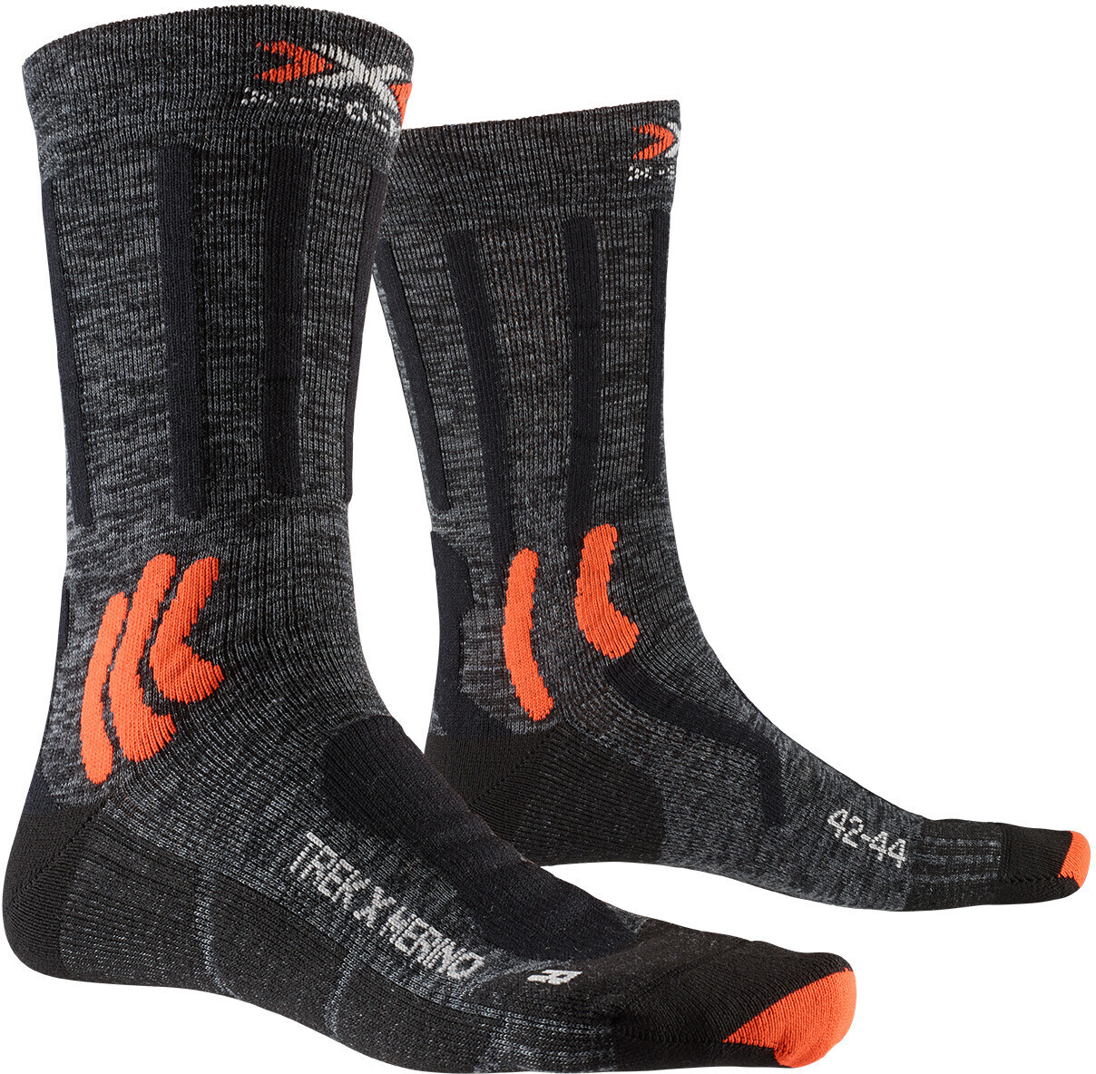 X-Socks Trek X Merino (TS04S19U) melange/orange/black