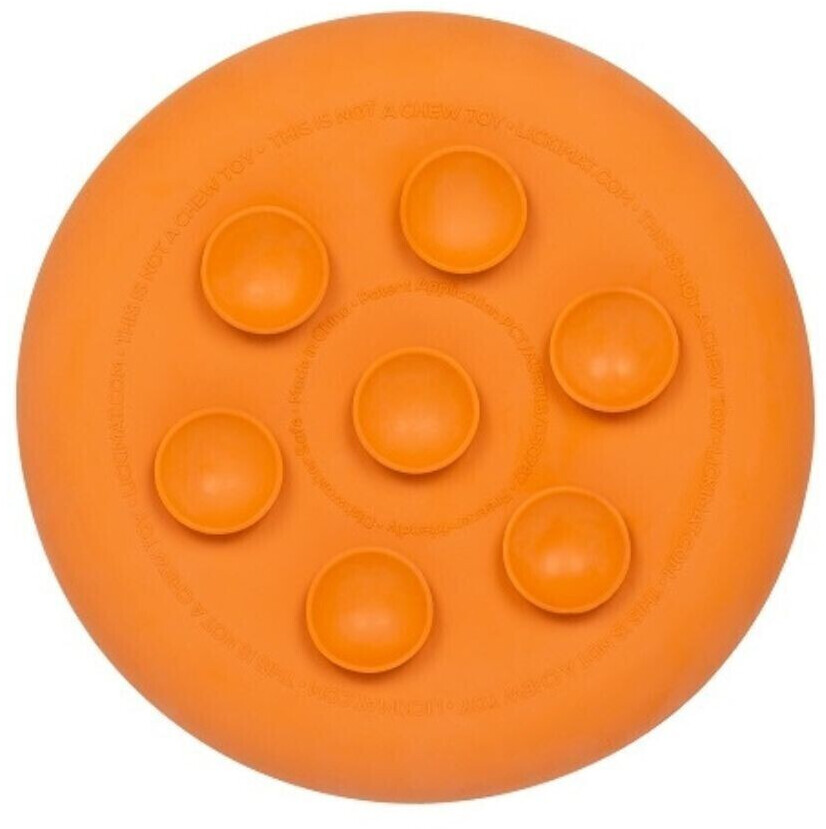 LickiMat Tapis de léchage orange LickiMat Tapis de léchage orange
