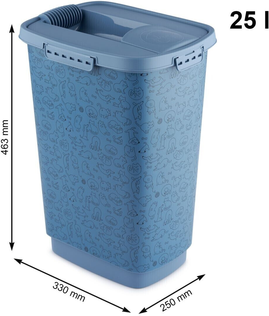 Rotho Boîte de conservation nourriture pour animal 25l