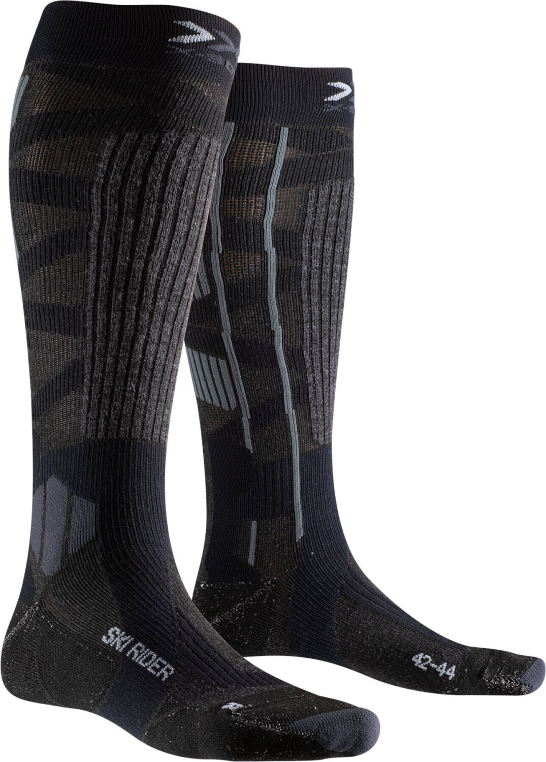 X-Socks Ski Rider Silver 4.0 (SMKRW19U) dark grey melange/black