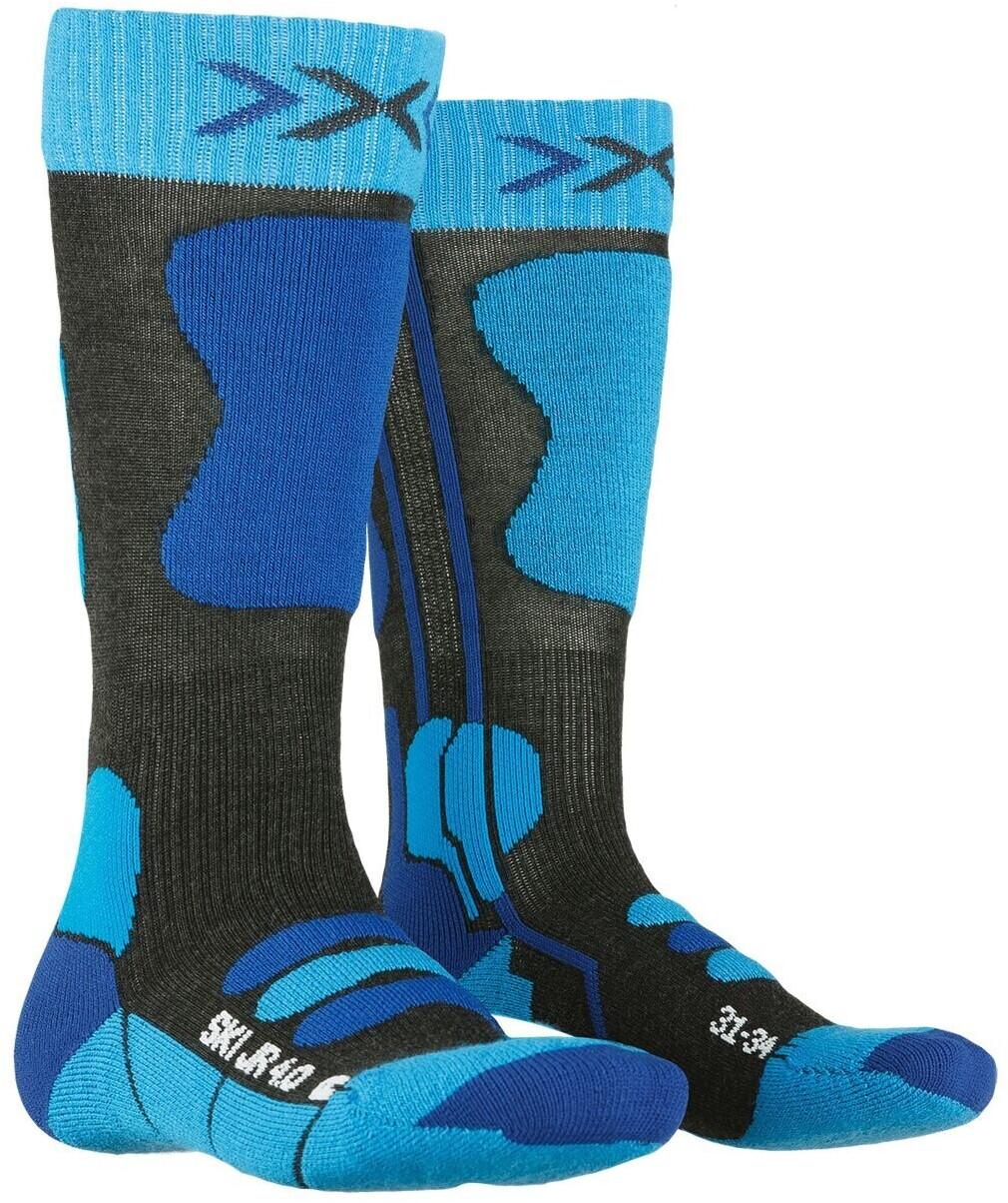 X-Socks Ski Junior 4.0 (SS00W19J) anthracite melange/electric blue