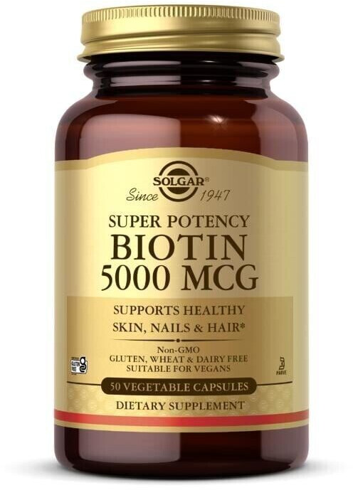 Solgar Biotin 5000mcg capsules (50 pcs.)