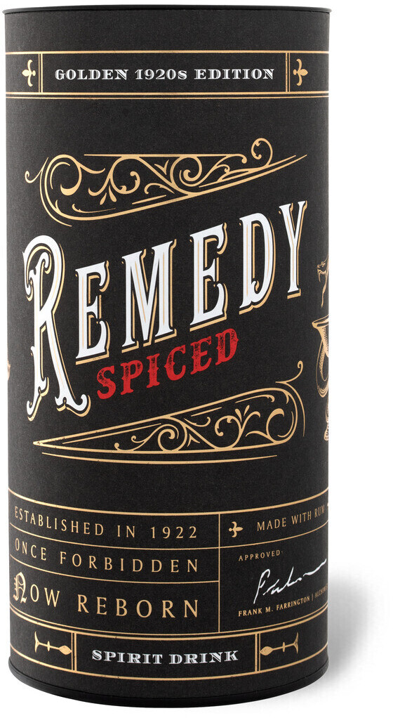 Sierra Madre Remedy Spiced Rum Golden 1920's Edition 0,7l 41,5% ab 18,99 €  | Preisvergleich bei