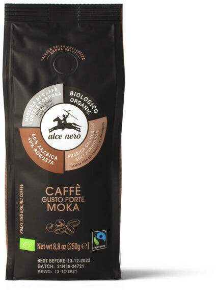 Alce nero Caffè Gusto Forte Moka biologico 250g a € 4,95 (oggi)