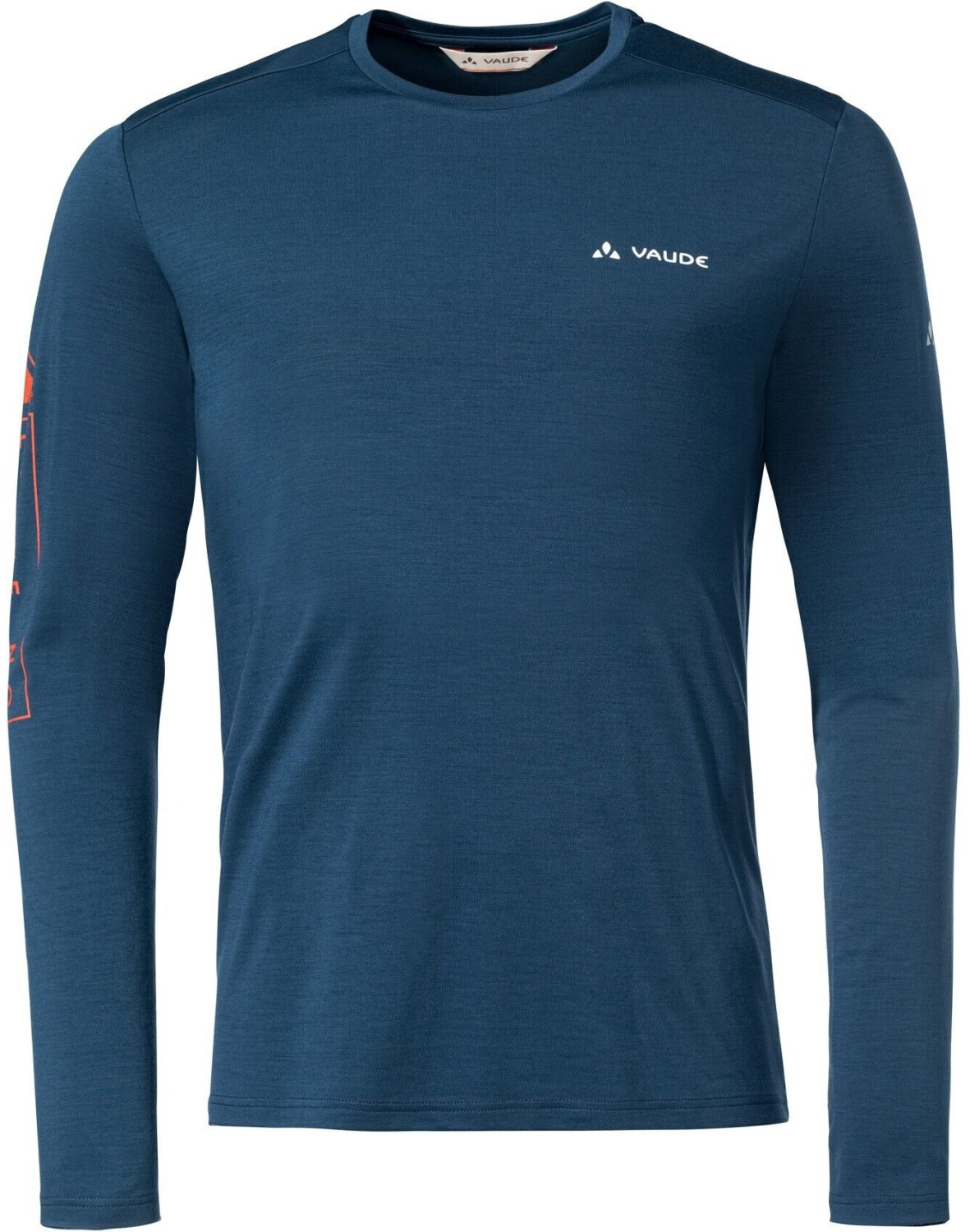 VAUDE Monviso Merino Long Sleeve T-shirt Men’s dark sea