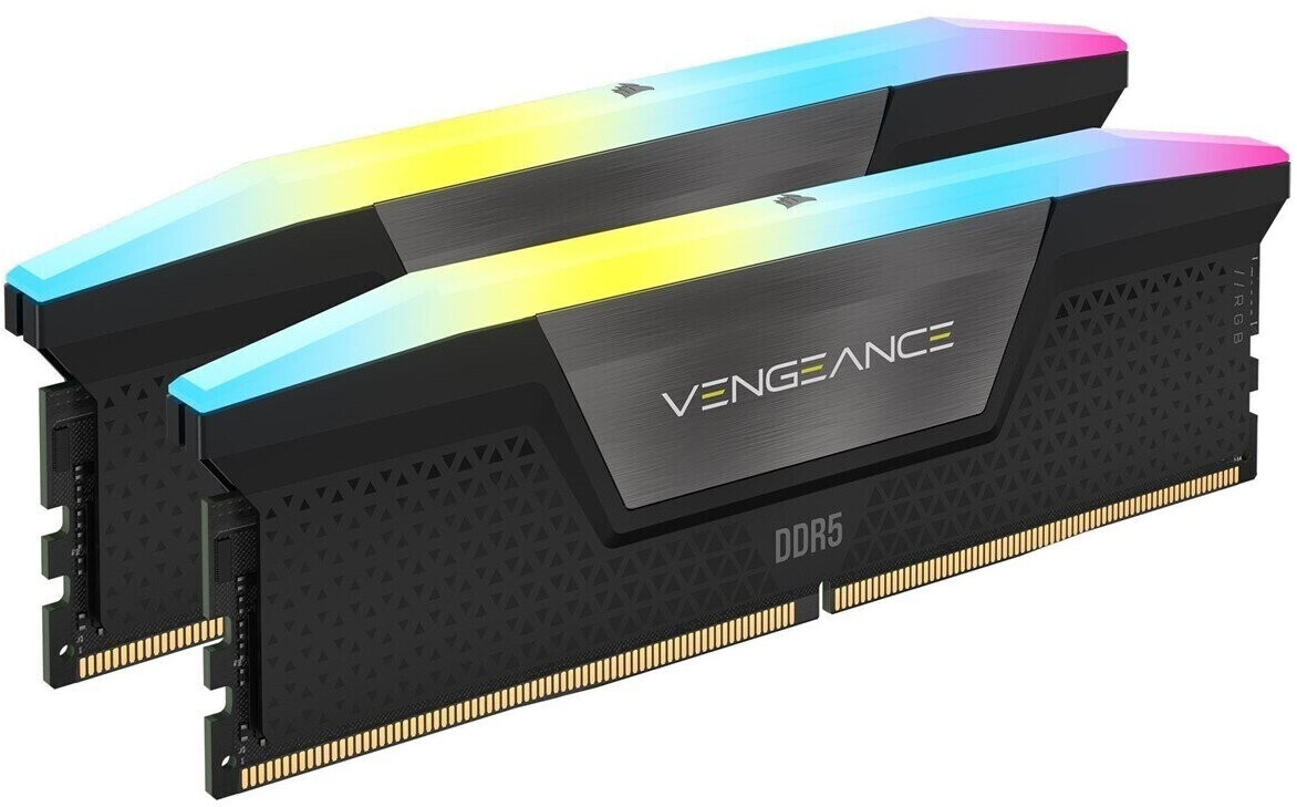 CORSAIR VENGEANCE RGB DDR5 RAM 32Go (2x16Go) 6000MHz CL30 AMD EXPO