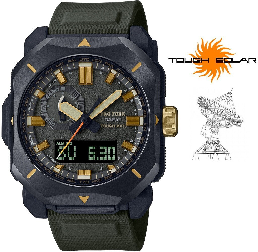 Casio Pro Trek PRW 6900Y 3ER Solar Green Black a 238 99 oggi Migliori prezzi e offerte su idealo