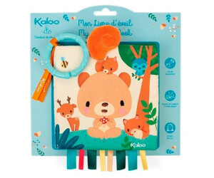 Livre D'Éveil En Tissu Kaloo Choo - 14x14 Cm, Activités Sensorielles (Bruissement, Miroir, Rabats) - Dès La Naissance - 6