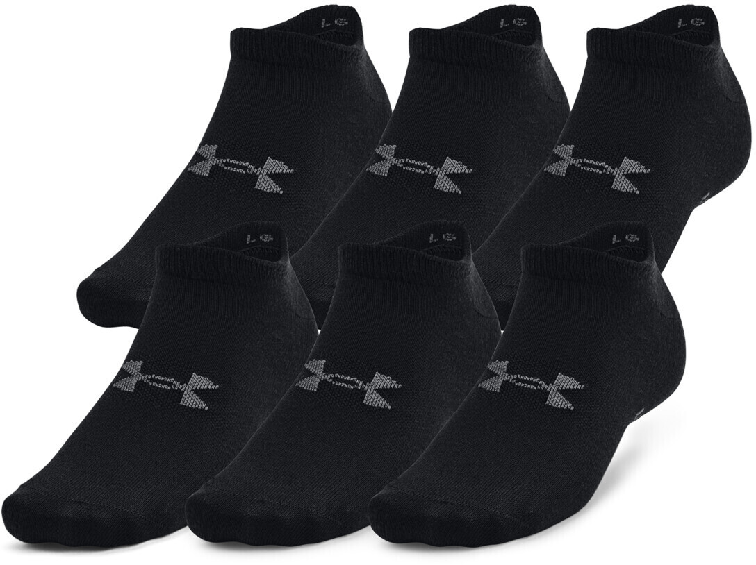 Calcetines Under Armour ESSential Low Cut 3Pk White/ White/ Pitch Gray