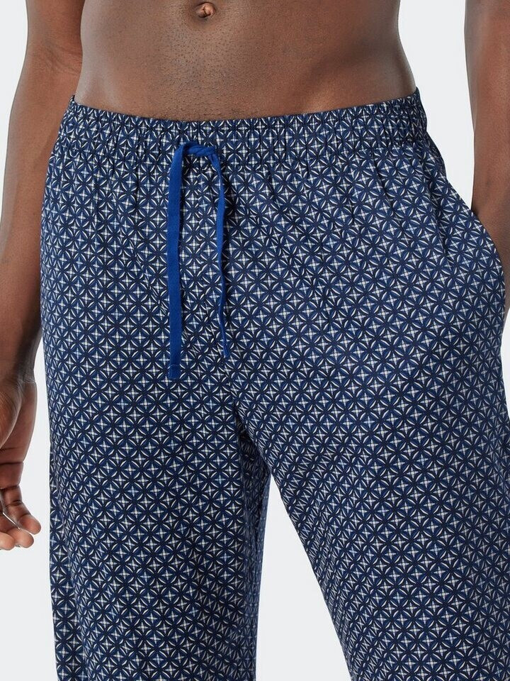 Uncover by Schiesser Herenpyjama lang, nachtblauw, XX-Large (56