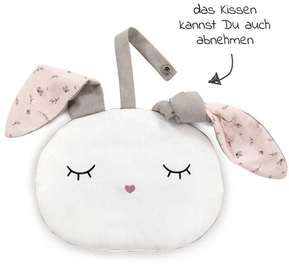 Online-Shopping in den USA – Hauck Alpha Plus Rose Newborn Set Powder Bunny  - 4-tlg. Hochstuhl + Neugeborenenaufsatz + Sitzkissen Grey –