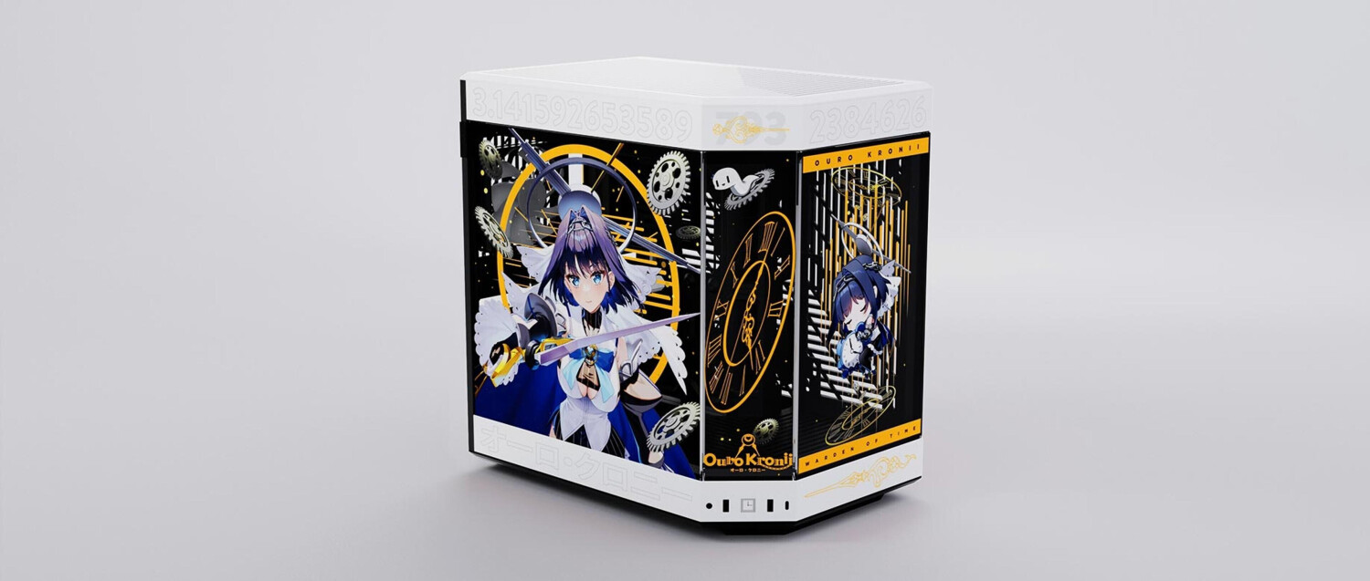 Hyte Y60 Ouro Kronii Desk Pad Bundle