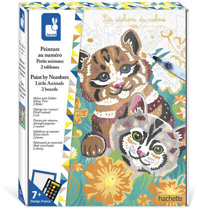Photos - Creativity Set / Science Kit Janod Paint by Numbers - Little Animals 
