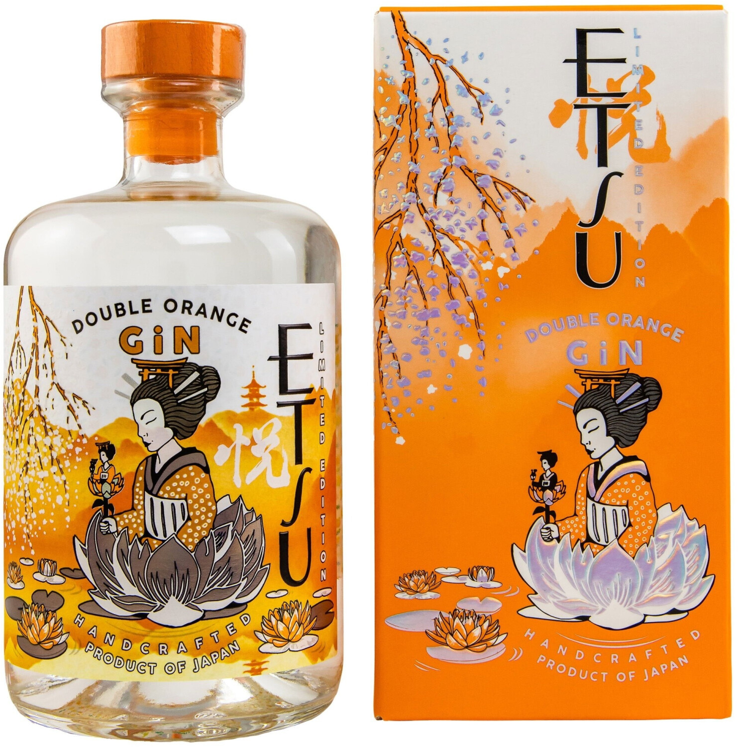 Asahikawa Distillery Etsu Double Orange Gin Limited Edition 0,7l 43%