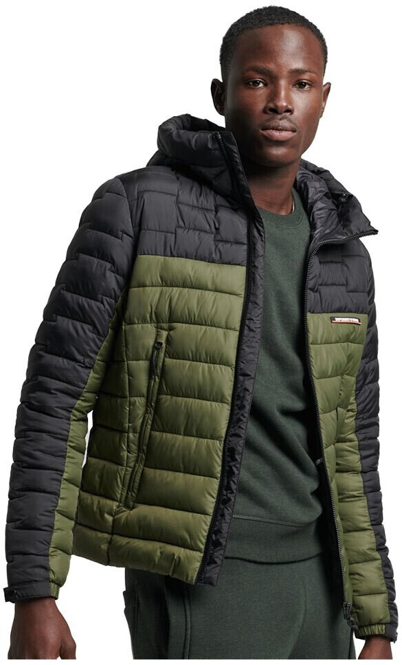 Superdry Code Xpd Radar Quilt Mix Jacket green M5011498A GUL ab