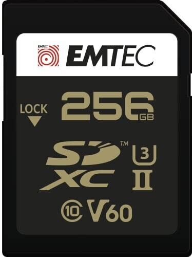 Emtec SpeedIN Pro+ V60 UHS-II SDXC 256 Go