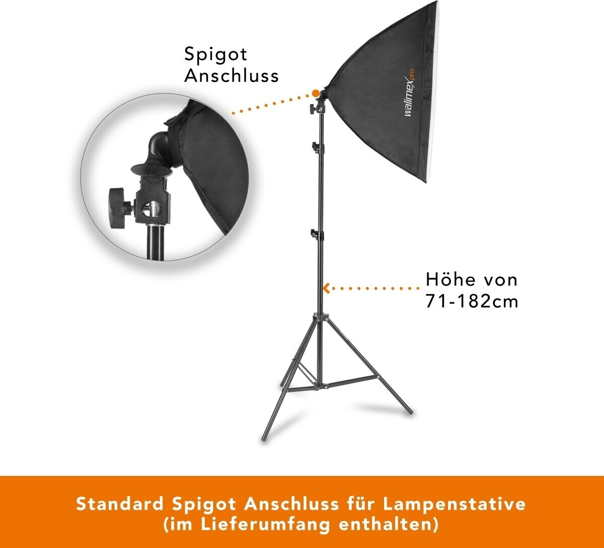 Walimex pro LED 60W Softbox 40x60cm Bi Color Kit 2