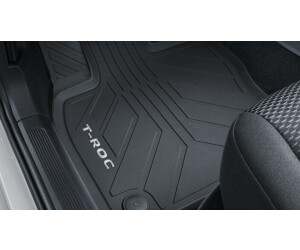 pclele Auto Fußmatten Auto wasserdichte Fußmatten Zubehör Für VW Für T-ROC  A11 AC7 2018 2019 2020 Fußmatten (Color : Braun, Größe : LHD): :  Auto & Motorrad