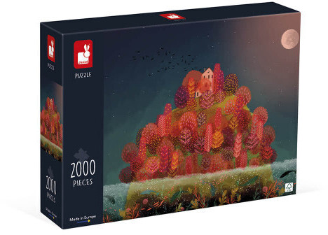 Janod Puzzle automne rouge 2000 pcs