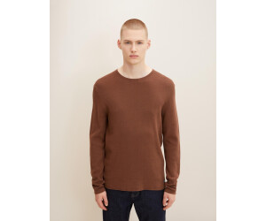 | € ab (1016090-15037) Denim bei Sweater Preisvergleich 27,95 brown Structured Tom Tailor