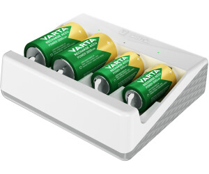 VARTA Universal charger - chargeur pour piles rechargeables AA/AAA/C/D ou 1 pile  9V Pas Cher