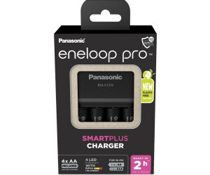 Chargeur Panasonic + 4 x piles AAA Panasonic Eneloop - batterie appareil  photo