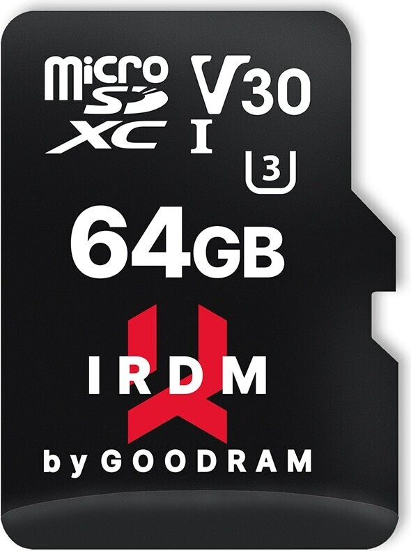 GoodRAM IRDM UHS-I U3 microSDXC 64 Go