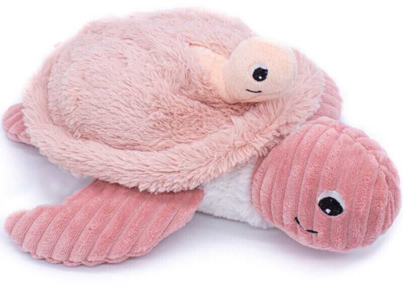 Déglingos Peluche Ptipotos tortue maman bébé rose (73501) au meilleur prix  sur