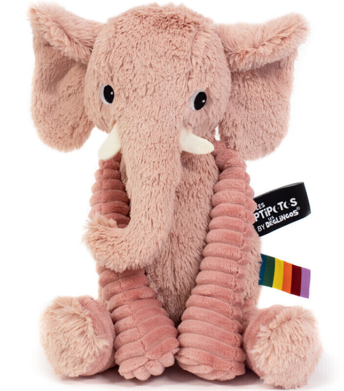 Déglingos Peluche Ptipotos l'éléphant rose (72801)