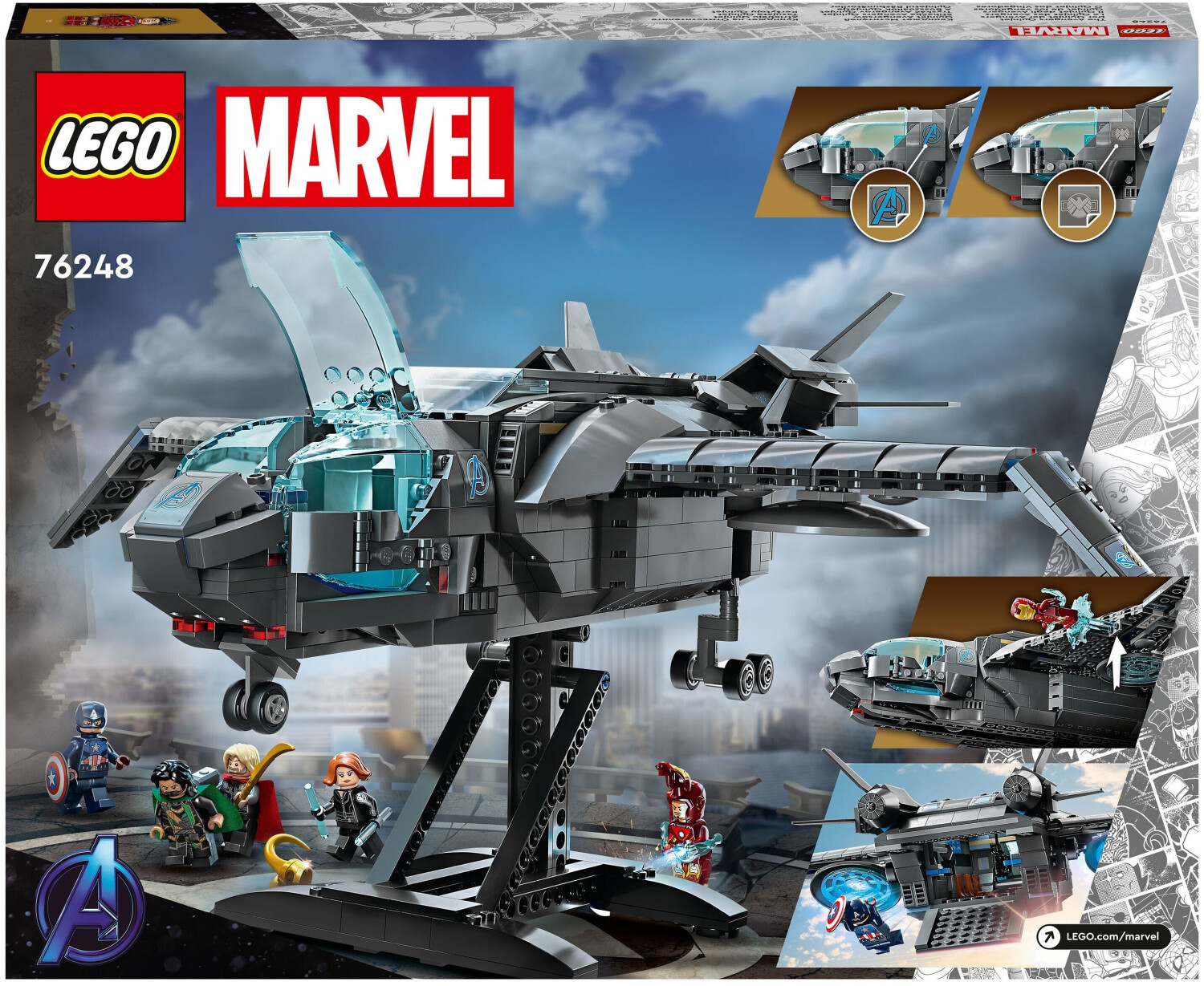 LEGO Marvel 76248 The Avengers Quinjet review