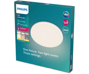Philips LED Deckenleuchte Ozziet weiß 36W/3900lm 2700K ab 103,94 € |  Preisvergleich bei